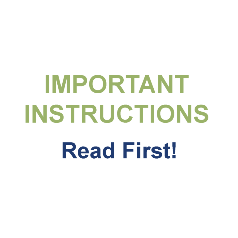 Important colonoscopy prep instructions – read first