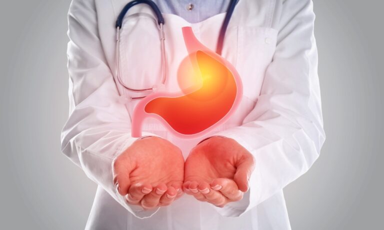 Doctor evaluating unexplained weight loss and fatigue from a digestive disorder