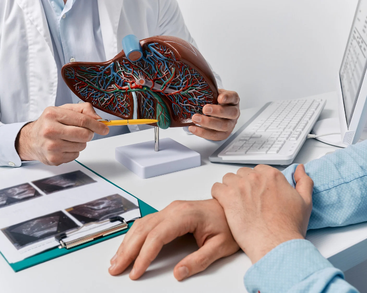 FibroScan liver scan why is it hard to swallow food